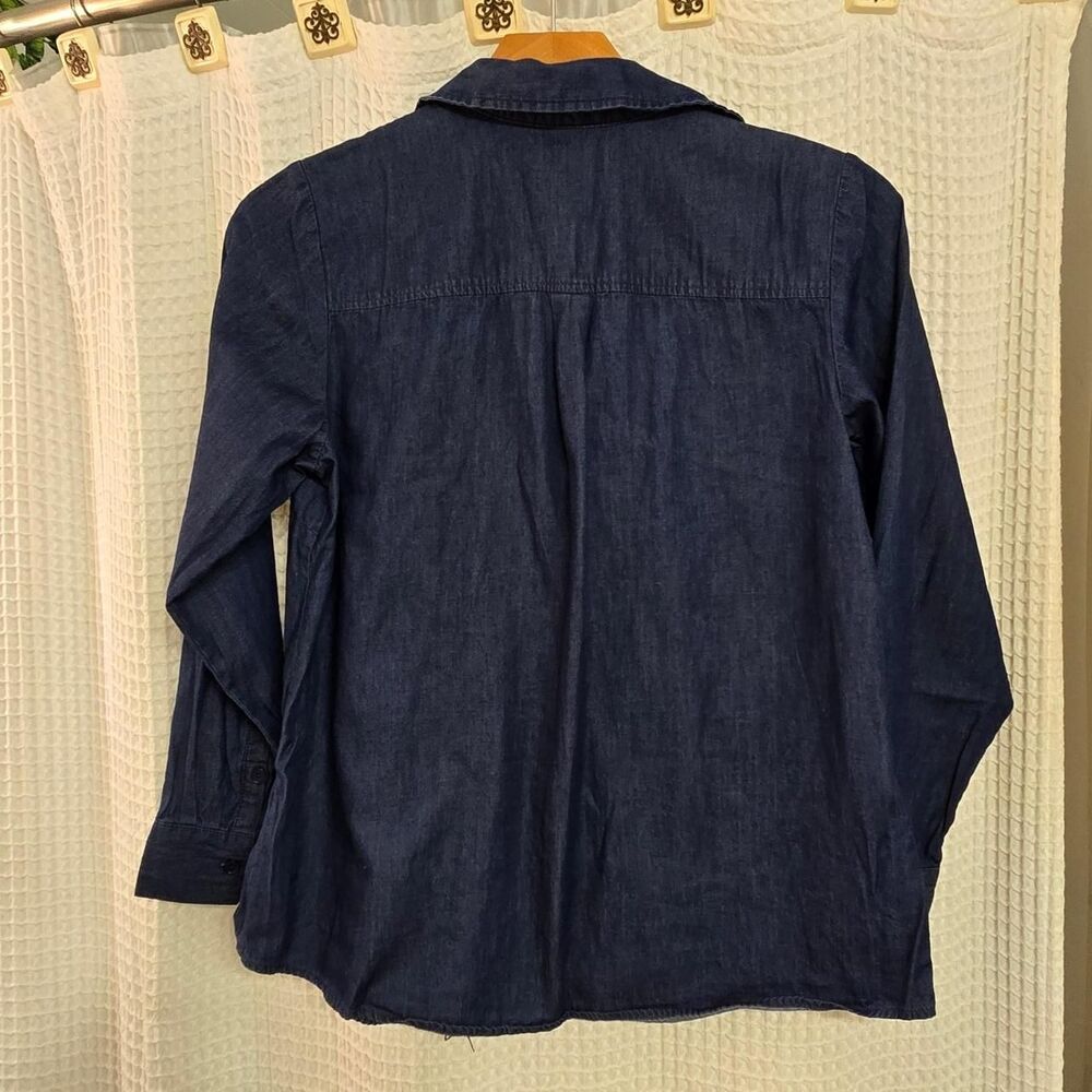 Joan-rivers-classics-collection Women's Blue and Navy Shirt - Picture 3 of 5